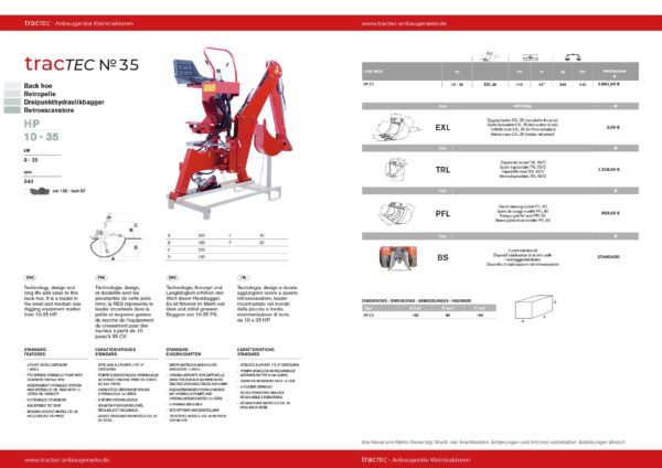 tracTEC No 35 Heckbagger